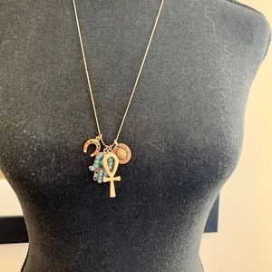 Stunning lucky charm necklace handmade